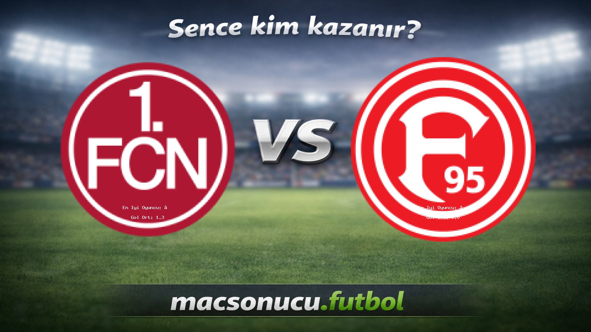 1. FC Nürnberg - Fortuna Düsseldorf maç görseli