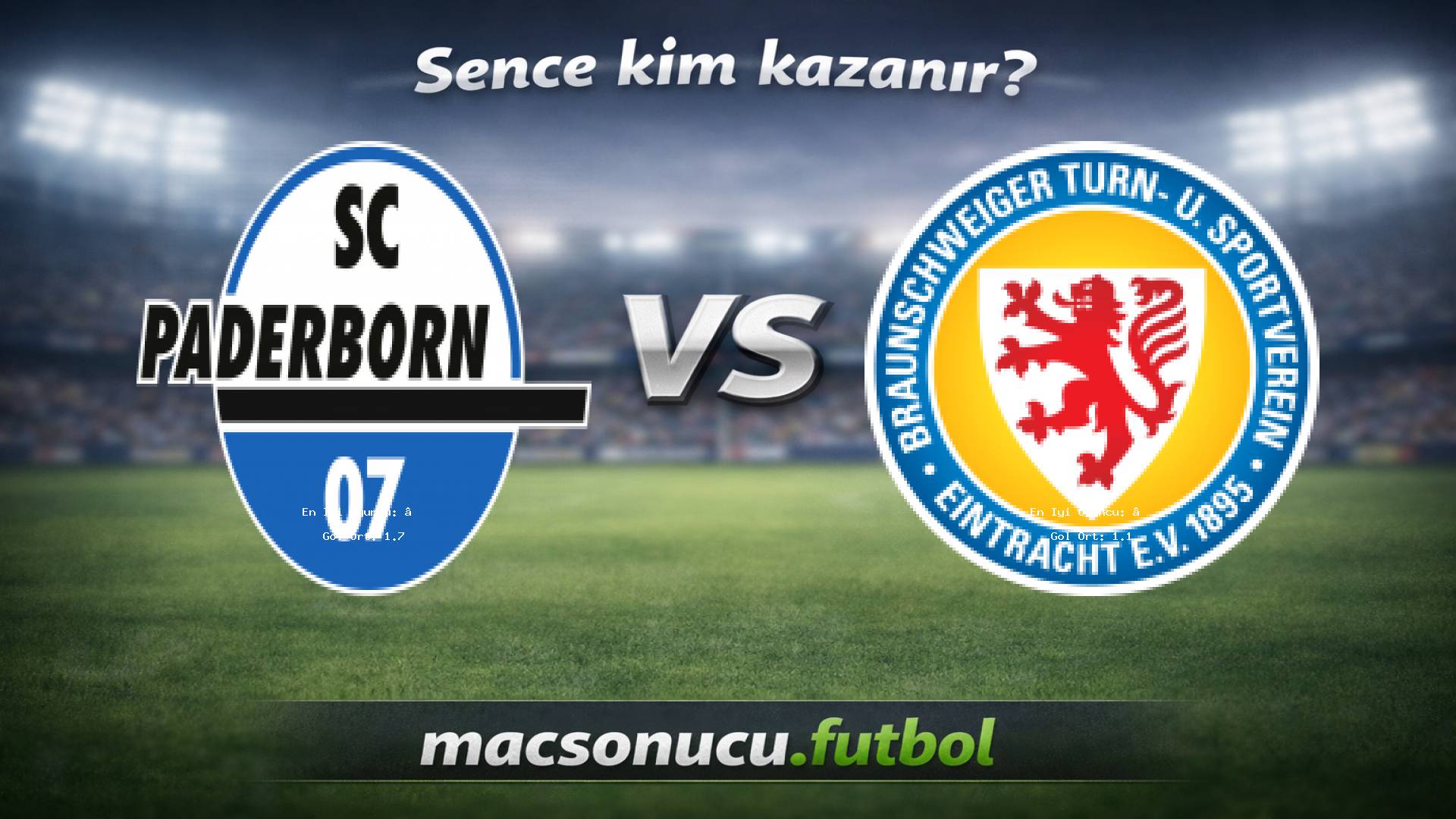 SC Paderborn 07 - Eintracht Braunschweig maç görseli
