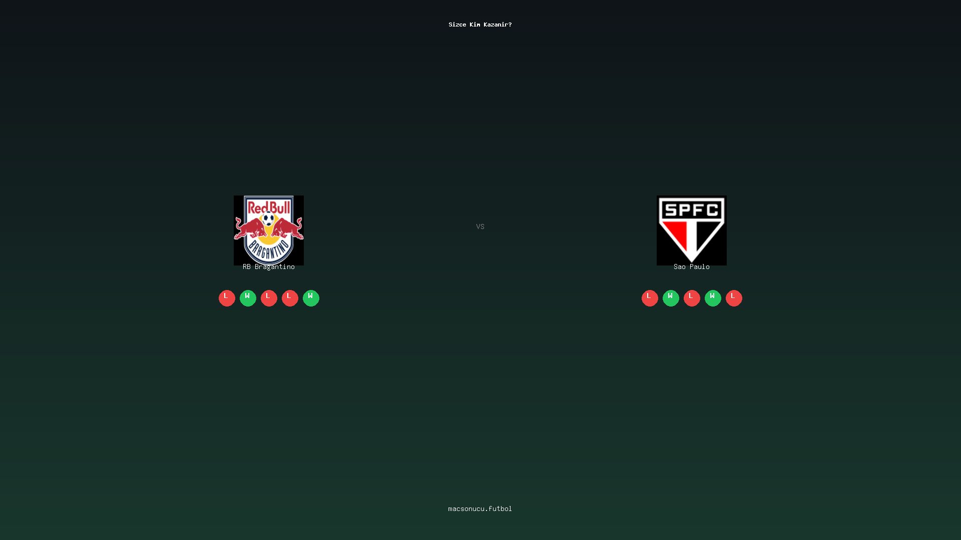 RB Bragantino - Sao Paulo maç görseli
