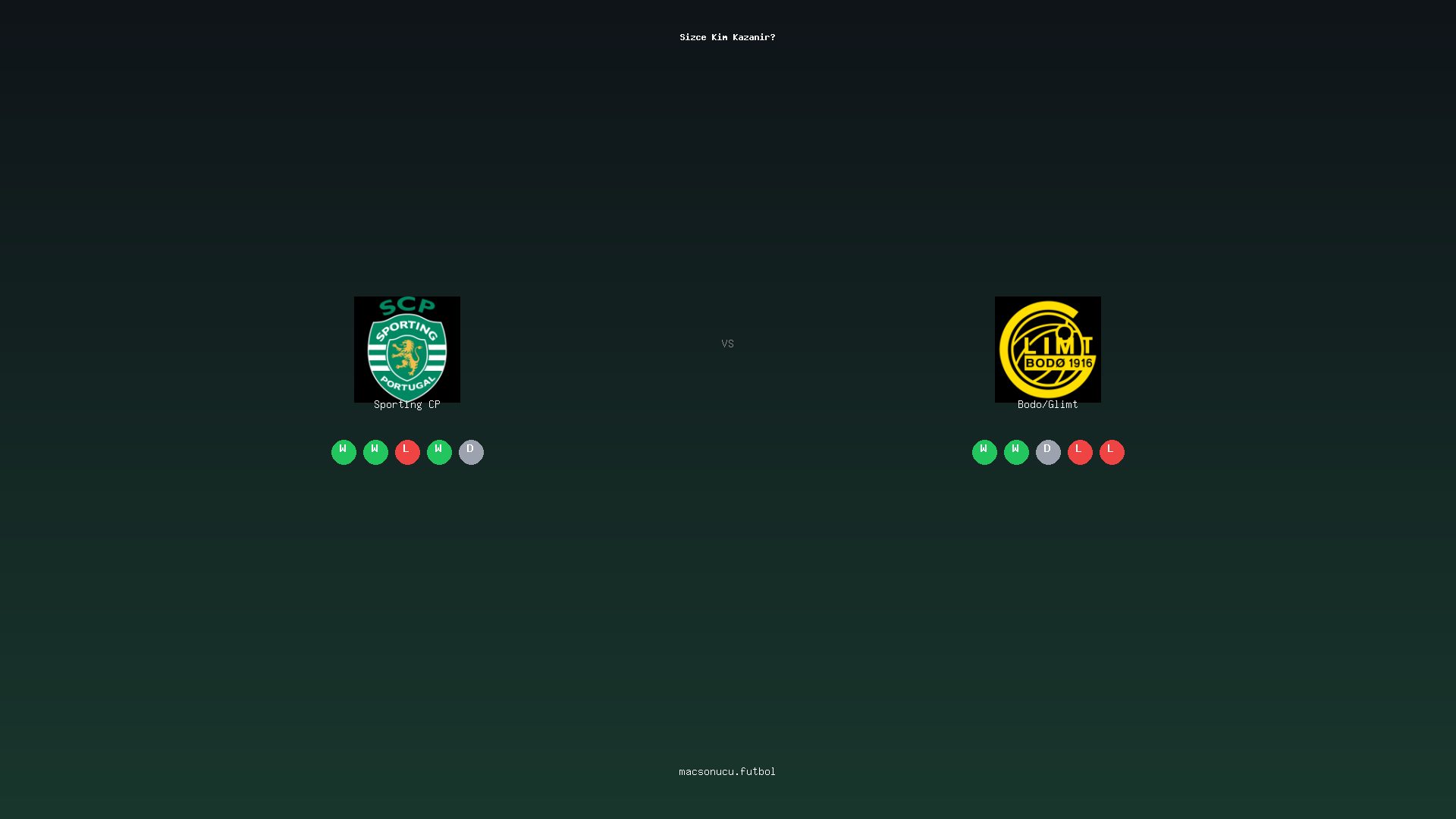 Sporting CP - Bodo/Glimt maç görseli