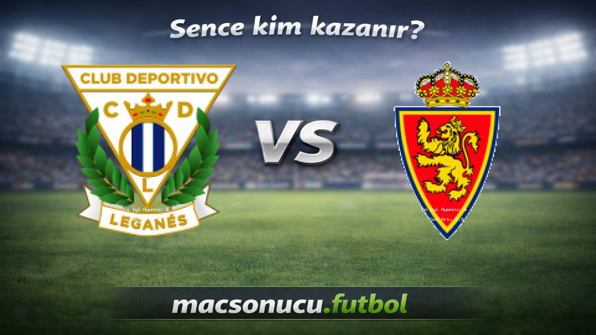 Leganes - Zaragoza maç görseli