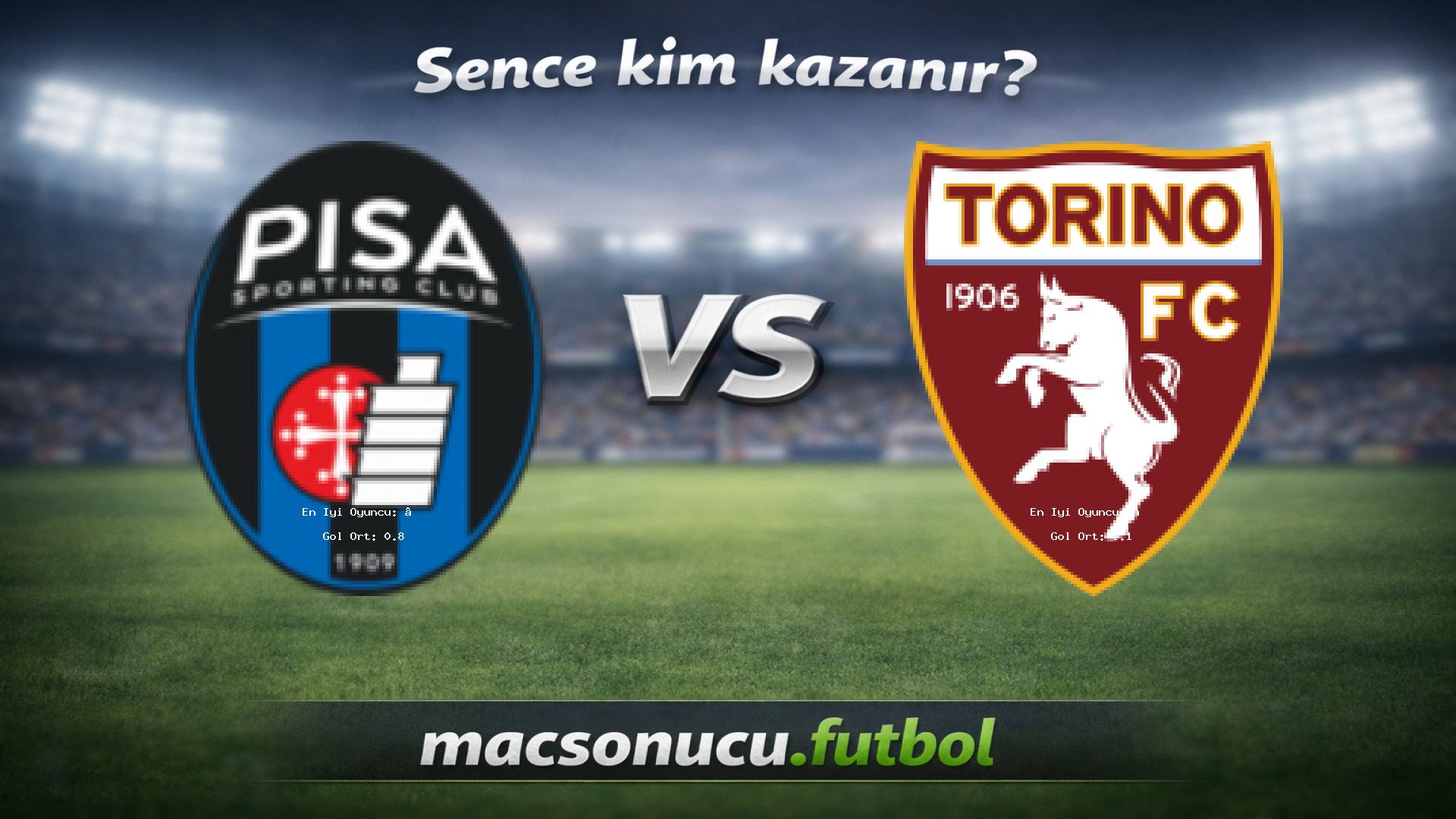 Pisa - Torino maç görseli
