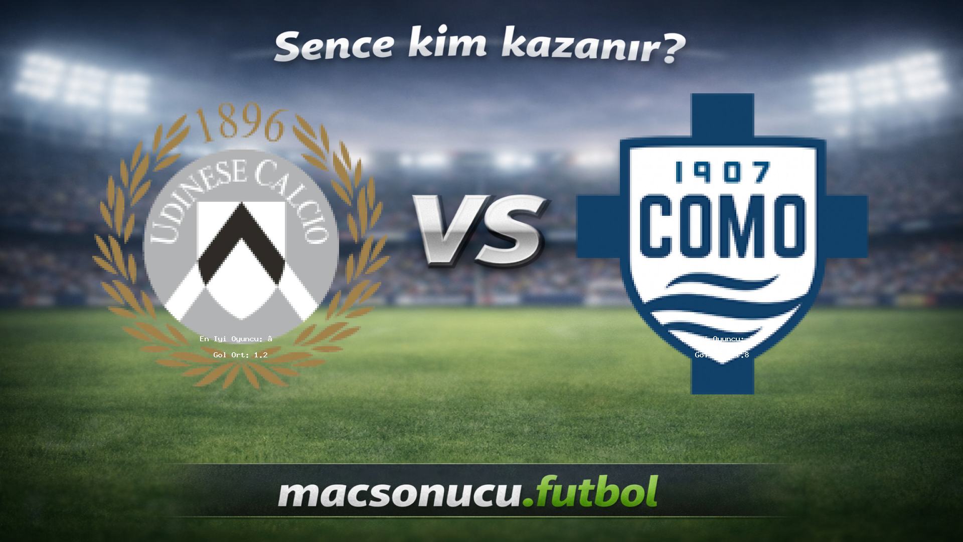 Udinese - Como maç görseli