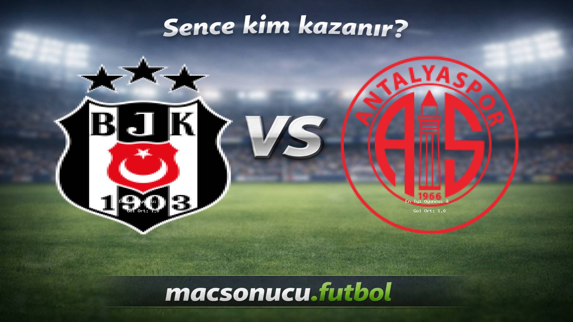 Beşiktaş - Antalyaspor maç görseli