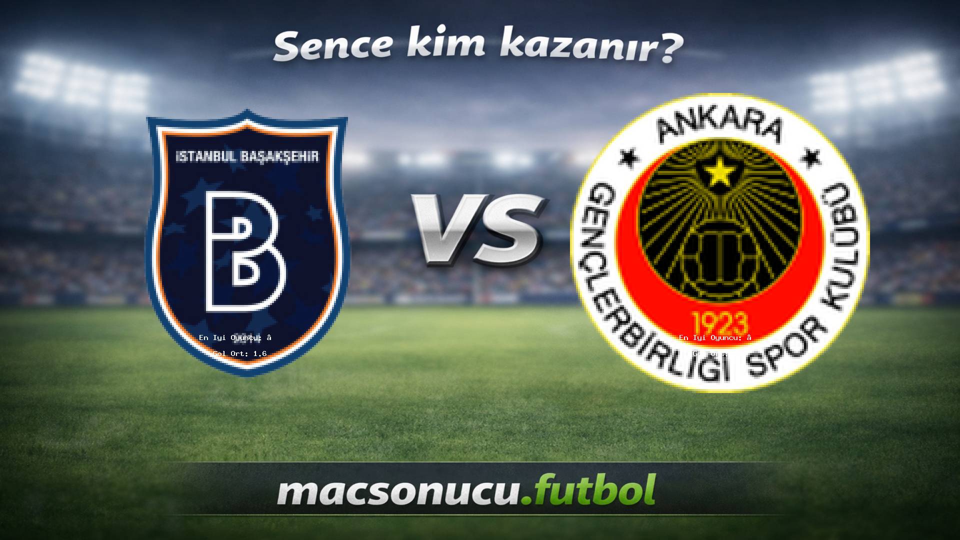 Başakşehir - Gençlerbirliği S.K. maç görseli