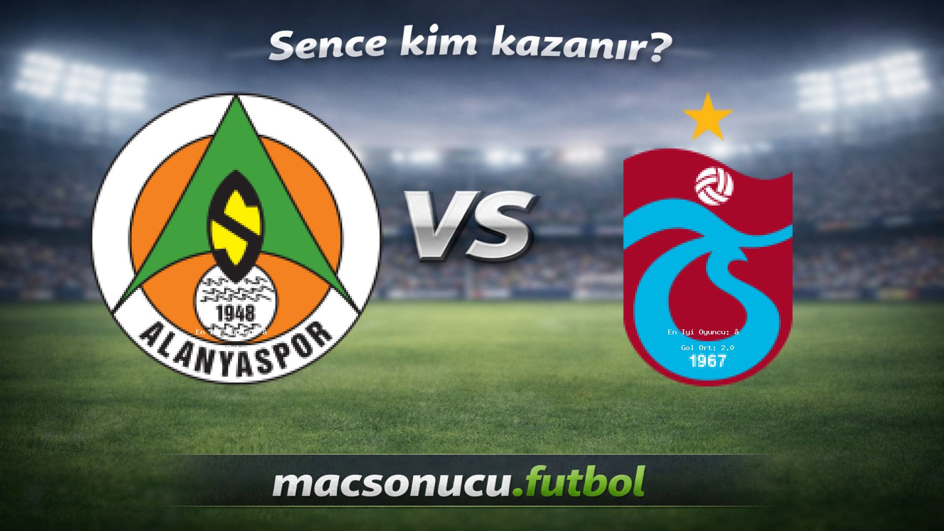 Alanyaspor - Trabzonspor maç görseli