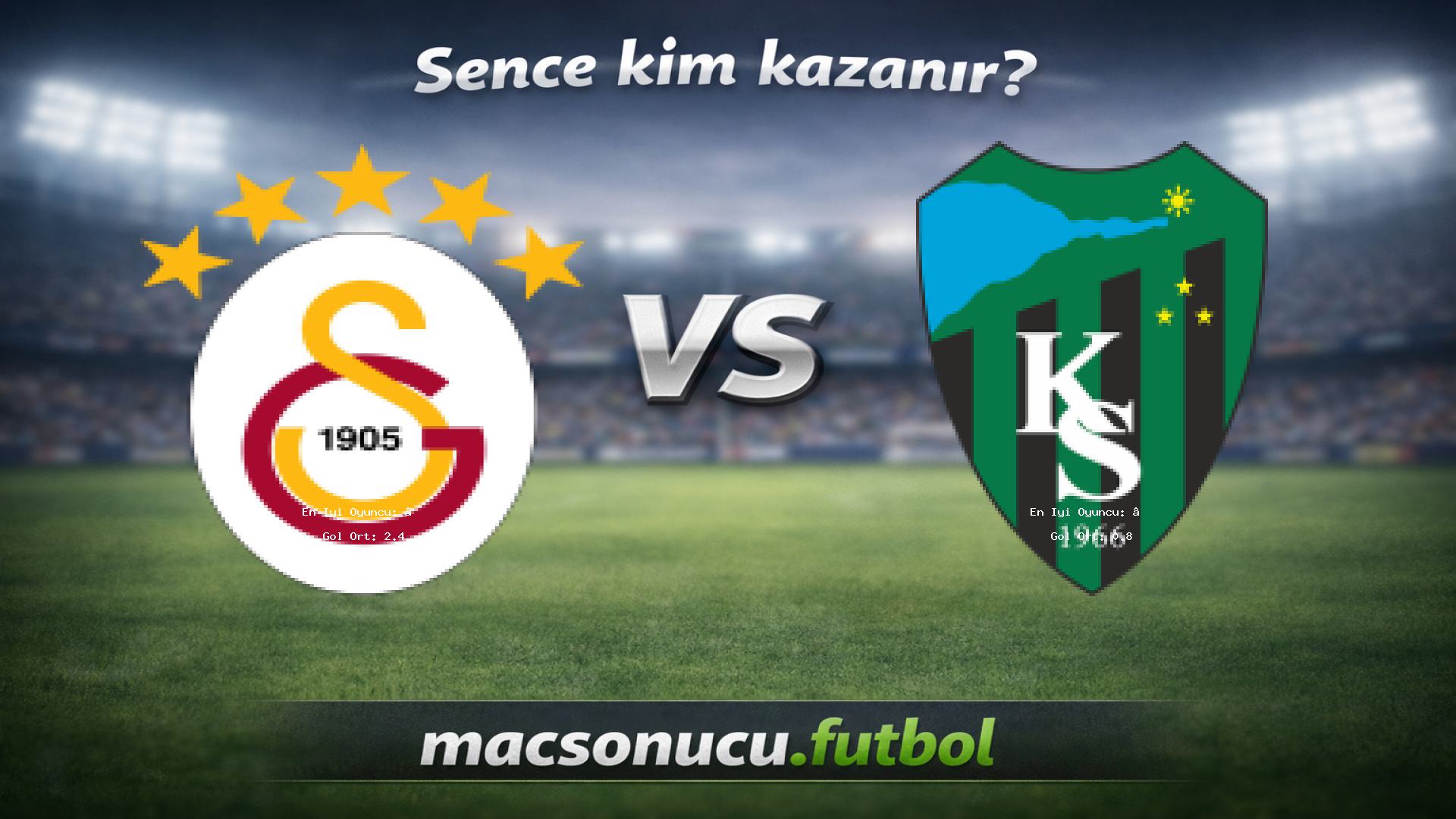 Galatasaray - Kocaelispor maç görseli
