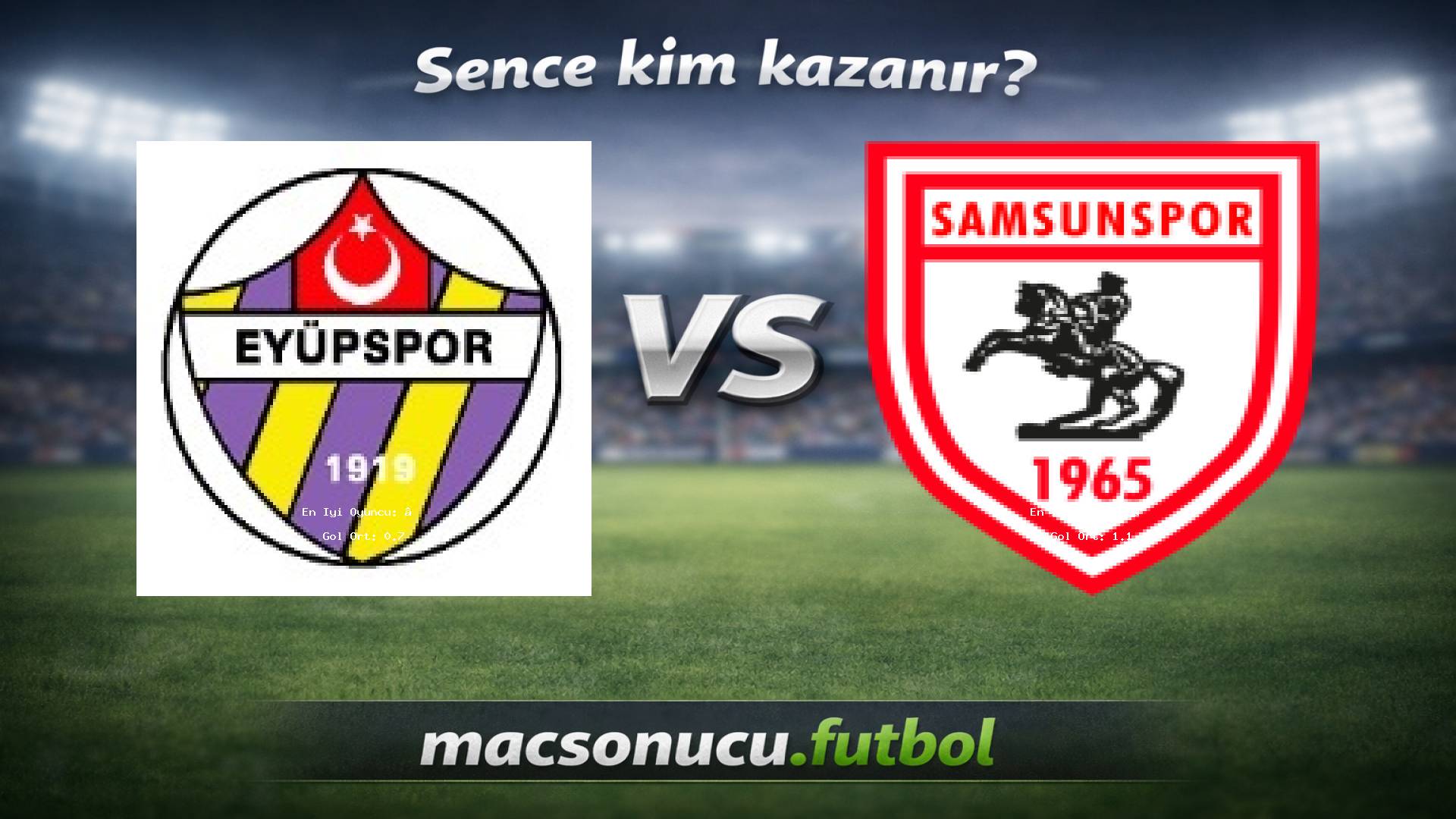 Eyüpspor - Samsunspor maç görseli