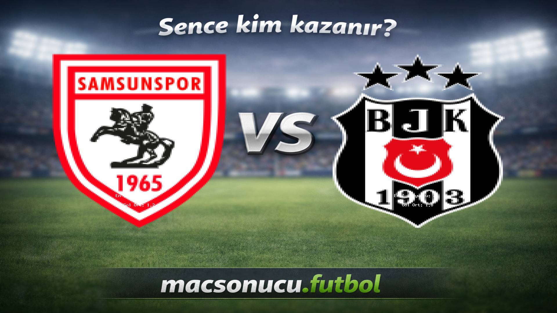 Samsunspor - Beşiktaş maç görseli