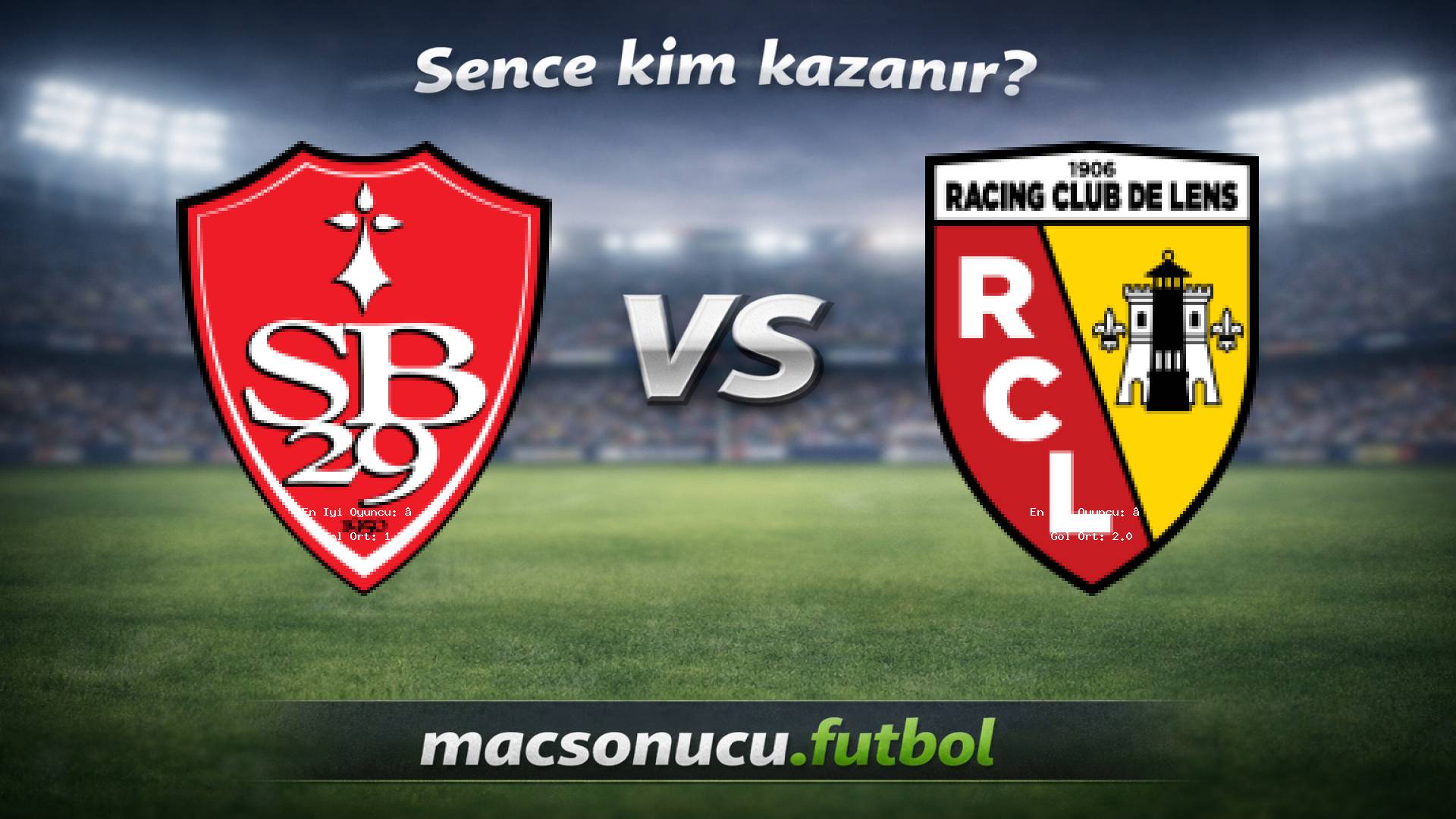 Stade Brestois 29 - Lens maç görseli