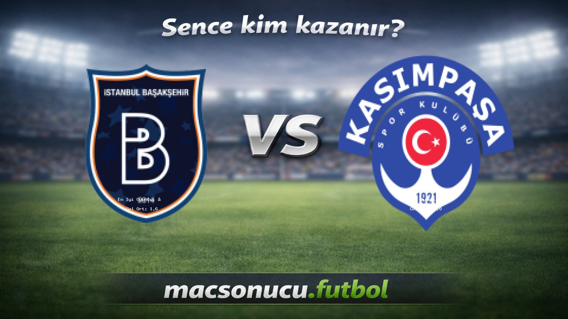 Başakşehir - Kasımpaşa maç görseli