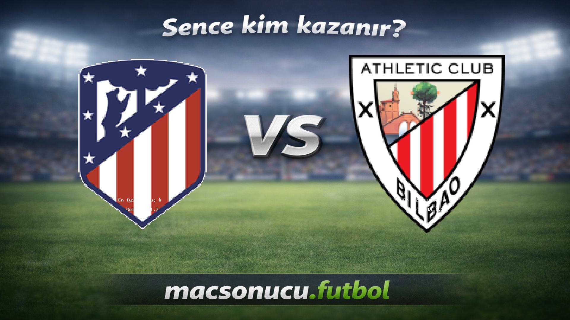 Atletico Madrid - Athletic Club maç görseli