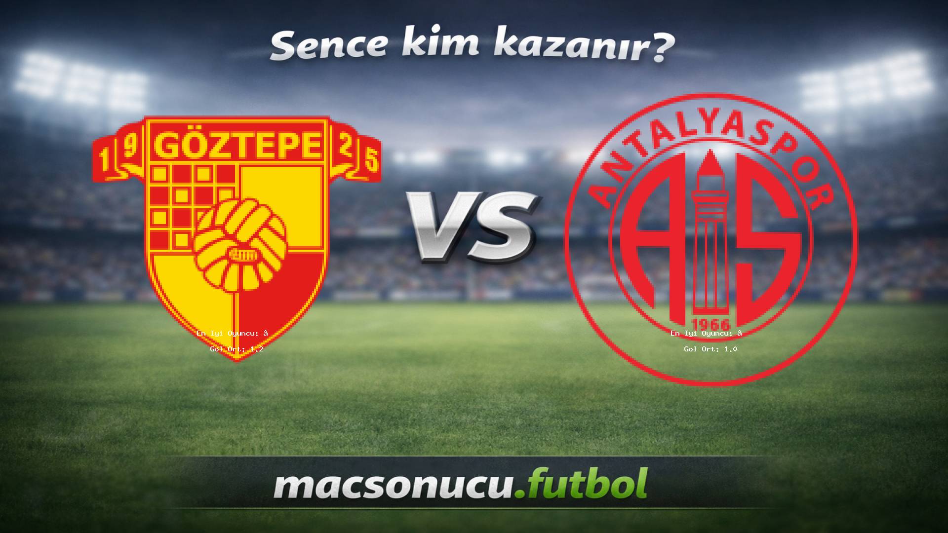 Göztepe - Antalyaspor maç görseli