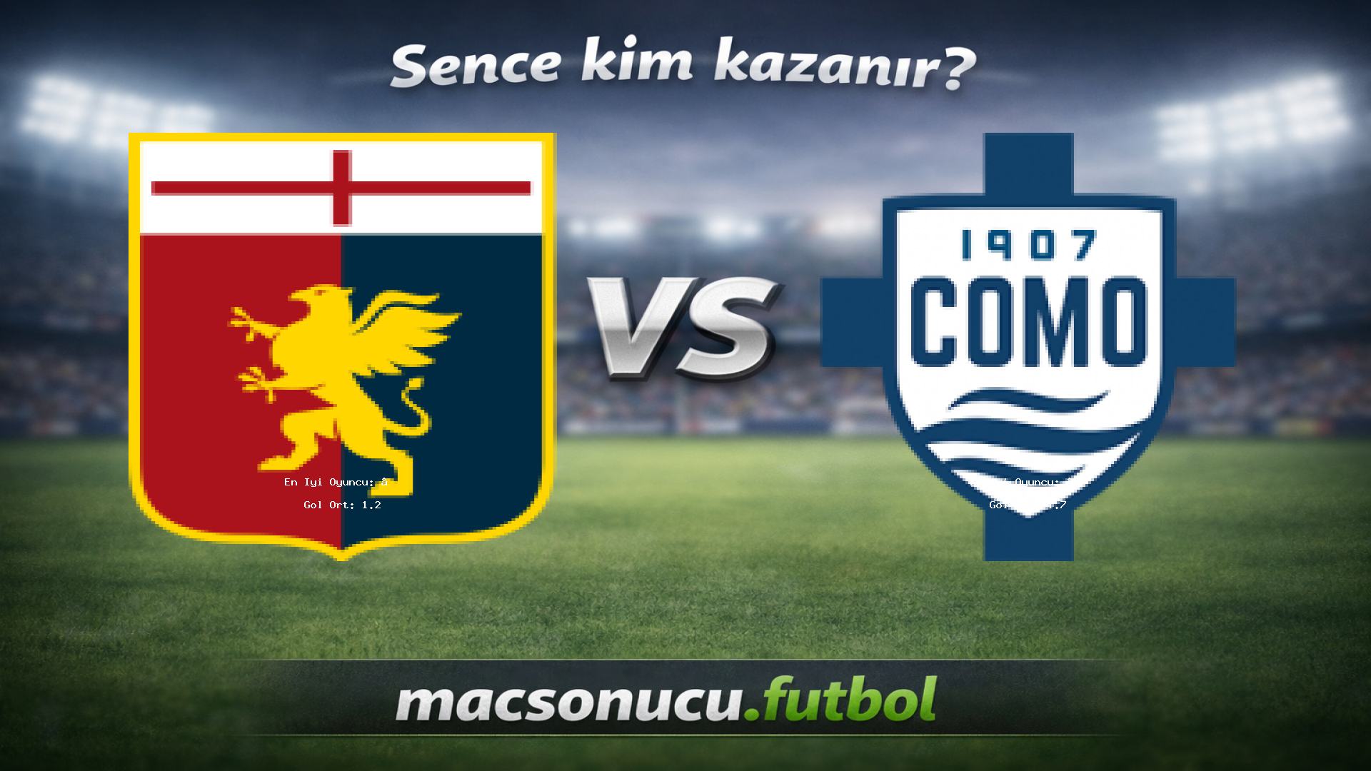 Genoa - Como maç görseli