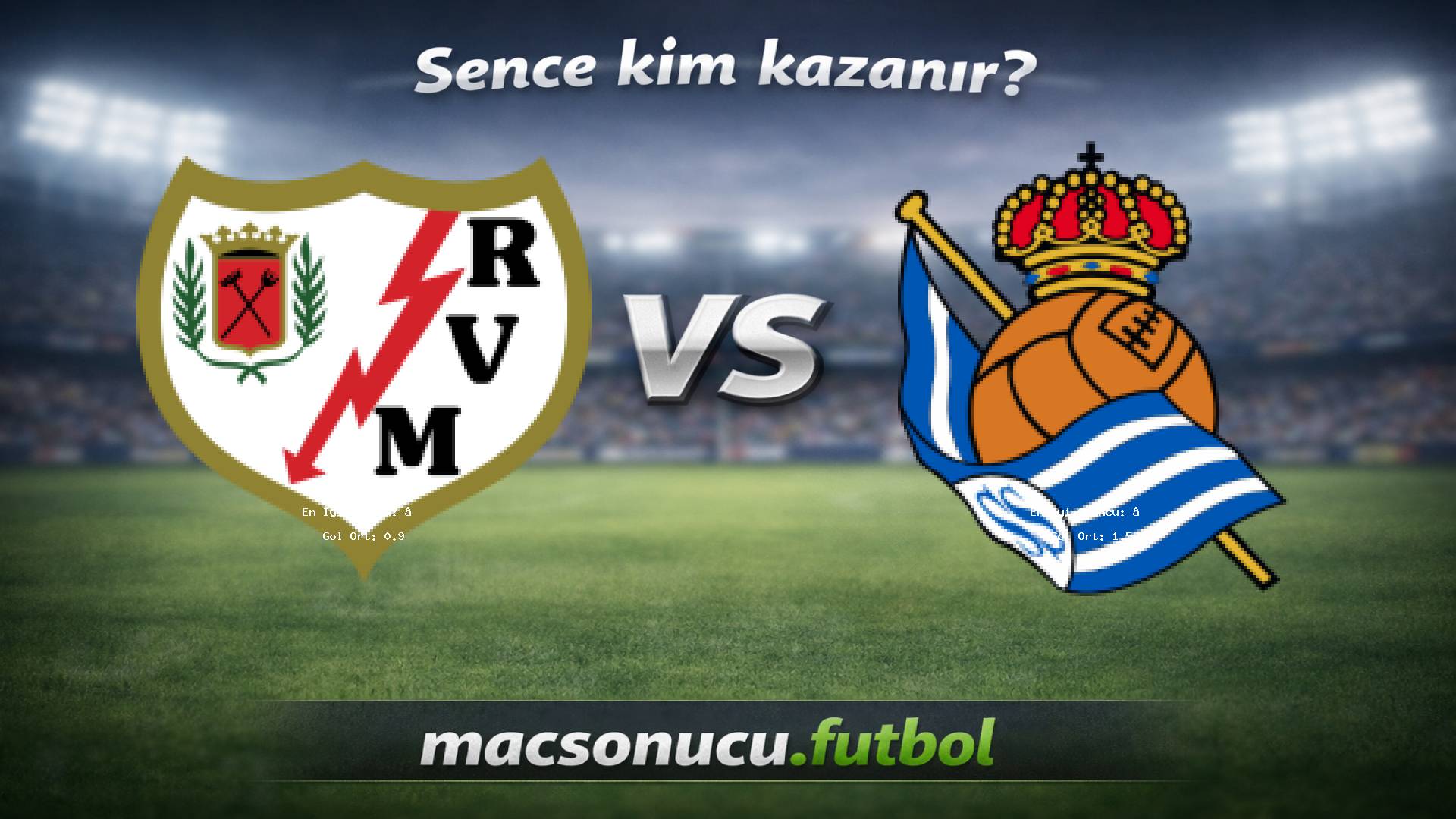 Rayo Vallecano - Real Sociedad maç görseli